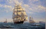 Seascape, boats, ships and warships. 15 unknow artist